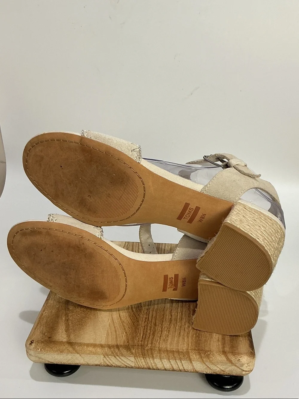 TOMS | Rosa Slingback Sandals | Birch Suede, size 8.5
